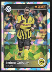 Serhou Guirassy, Kartička, Topps Merlin UEFA Club Competitions 2024-25, Atomic Refractor