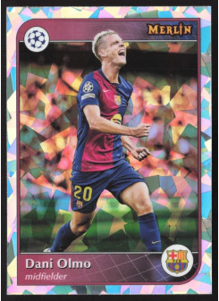 Dani Olmo, Kartička, Topps Merlin UEFA Club Competitions 2024-25, Atomic Refractor