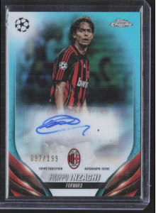 Filippo Inzaghi, Card, Topps Chrome UEFA Club Competitions 2023-24, AUTOGRAPH