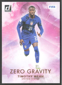 Timothy Weah, Kartička, 2022-23 Panini Donruss Soccer, INSERT