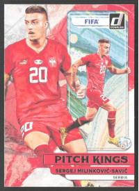 Sergej Milinkovic-Savic, Kartička, 2022-23 Panini Donruss Soccer, INSERT