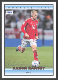 Aaron Ramsey, Kartička, 2022-23 Panini Donruss Soccer, INSERT