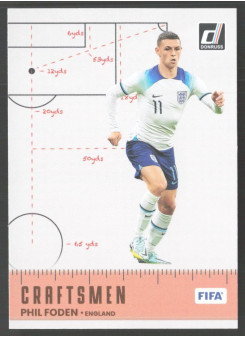 Phil Foden, Kartička, 2022-23 Panini Donruss Soccer, INSERT