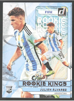 Julian Alvarez, Card, 2022-23 Panini Donruss Soccer, INSERT