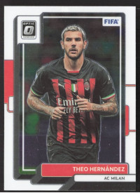 Theo Hernandez, Kartička, 2022-23 Panini Donruss Soccer, Optic