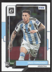 Enzo Fernandez, Kartička, 2022-23 Panini Donruss Soccer, Optic