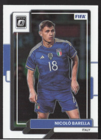 Nicolo Barella, Kartička, 2022-23 Panini Donruss Soccer, Optic