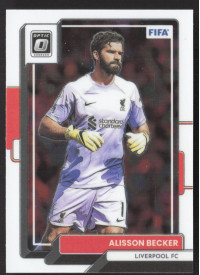 Alisson Becker, Kartička, 2022-23 Panini Donruss Soccer, Optic