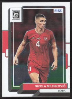 Nikola Milenkovic, Kartička, 2022-23 Panini Donruss Soccer, Optic