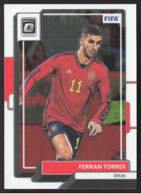 Ferran Torres, Kartička, 2022-23 Panini Donruss Soccer, Optic