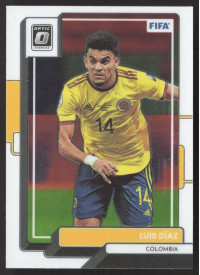 Luis Diaz, Kartička, 2022-23 Panini Donruss Soccer, Optic