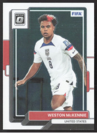 Weston McKennie, Kartička, 2022-23 Panini Donruss Soccer, Optic