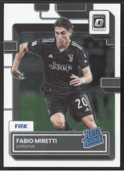 Fabio Miretti, Kartička, 2022-23 Panini Donruss Soccer, Optic