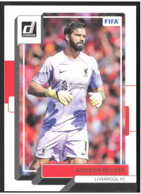 Alisson Becker, Kartička, 2022-23 Panini Donruss Soccer, BASE