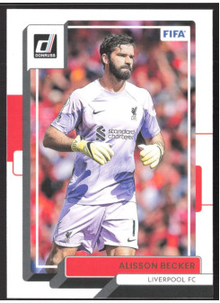 Alisson Becker, Kartička, 2022-23 Panini Donruss Soccer, BASE