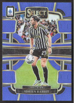 Adrien Rabiot, Kartička, 2023-24 Panini Select Serie A, Blue