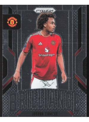 Joshua Zirkzee, Kartička, 2024-25 Panini Prizm Premier League, INSERT