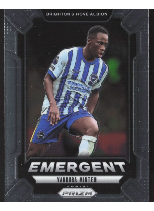 Yankuba Minteh, Card, 2024-25 Panini Prizm Premier League, INSERT
