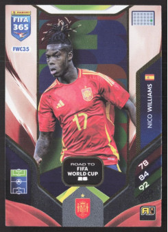 Nico Williams, Kartička, 2026 Panini Adrenalyn XL FIFA 365, INSERT