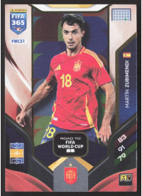 Martín Zubimendi, Kartička, 2026 Panini Adrenalyn XL FIFA 365, INSERT