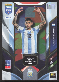 Cristian Romero, Kartička, 2026 Panini Adrenalyn XL FIFA 365, INSERT