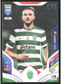 Zeno Debast, Kartička, 2026 Panini Adrenalyn XL FIFA 365, BASE