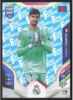 Thibaut Courtois, Kartička, 2026 Panini Adrenalyn XL FIFA 365, Blue
