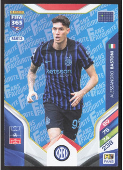 Alessandro Bastoni, Kartička, 2026 Panini Adrenalyn XL FIFA 365, Blue