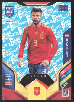 Gerard Piqué, Kartička, 2026 Panini Adrenalyn XL FIFA 365, Blue
