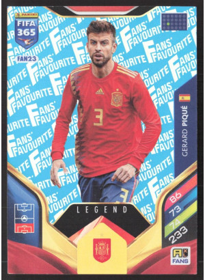 Gerard Piqué, Kartička, 2026 Panini Adrenalyn XL FIFA 365, Blue