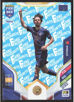 Vitinha, Kartička, 2026 Panini Adrenalyn XL FIFA 365, Blue