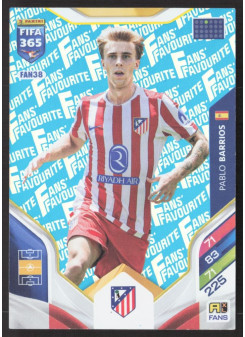 Pablo Barrios, Kartička, 2026 Panini Adrenalyn XL FIFA 365, Blue