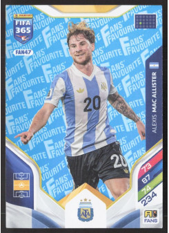 Alexis Mac Allister, Kartička, 2026 Panini Adrenalyn XL FIFA 365, Blue
