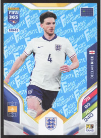Declan Rice, Kartička, 2026 Panini Adrenalyn XL FIFA 365, Blue