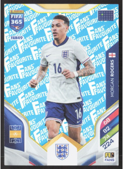 Morgan Rogers, Kartička, 2026 Panini Adrenalyn XL FIFA 365, Blue