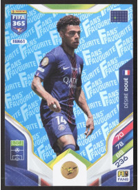 Désiré Doué, Kartička, 2026 Panini Adrenalyn XL FIFA 365, Blue