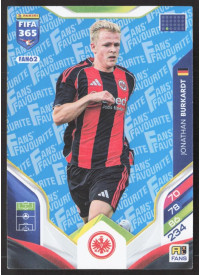 Jonathan Burkardt, Kartička, 2026 Panini Adrenalyn XL FIFA 365, Blue