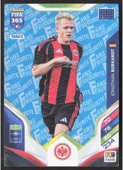 Jonathan Burkardt, Kartička, 2026 Panini Adrenalyn XL FIFA 365, Blue