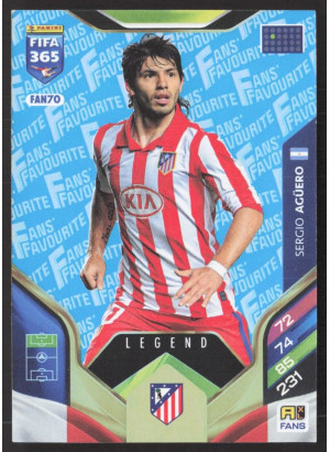 Sergio Agüero, Kartička, 2026 Panini Adrenalyn XL FIFA 365, Blue