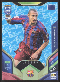 Henrik Larsson, Kartička, 2026 Panini Adrenalyn XL FIFA 365, Blue