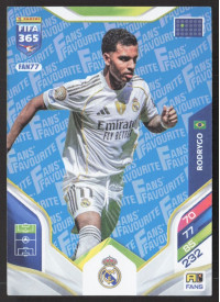 Rodrygo, Kartička, 2026 Panini Adrenalyn XL FIFA 365, Blue