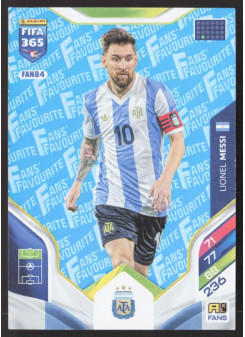 Lionel Messi, Kartička, 2026 Panini Adrenalyn XL FIFA 365, Blue