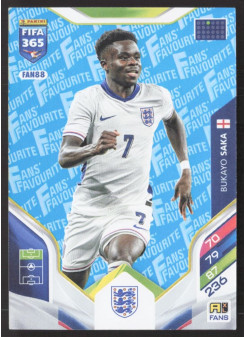 Bukayo Saka, Kartička, 2026 Panini Adrenalyn XL FIFA 365, Blue