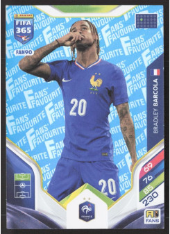 Bradley Barcola, Kartička, 2026 Panini Adrenalyn XL FIFA 365, Blue