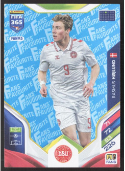 Rasmus Højlund, Kartička, 2026 Panini Adrenalyn XL FIFA 365, Blue