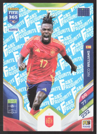 Nico Williams, Kartička, 2026 Panini Adrenalyn XL FIFA 365, Blue