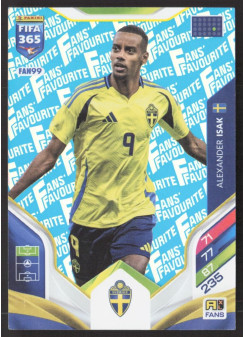 Aleksander Isak, Kartička, 2026 Panini Adrenalyn XL FIFA 365, Blue