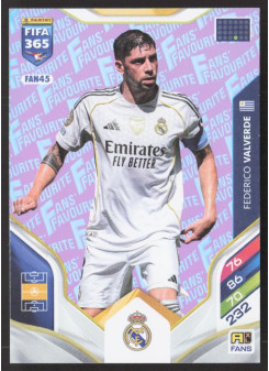 Federico Valverde, Kartička, 2026 Panini Adrenalyn XL FIFA 365, Pink