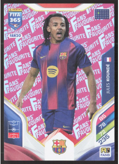 Jules Koundé, Kartička, 2026 Panini Adrenalyn XL FIFA 365, Red