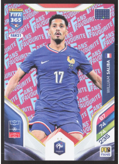 William Saliba, Kartička, 2026 Panini Adrenalyn XL FIFA 365, Red